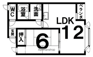 カルムⅡ【2階】の間取り